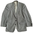 Dark Green Checked Oversized Blazer