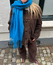 Oversized Brown Suede Jacket