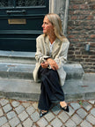 Taupe Beige Oversized Blazer