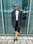 Dark Grey Checked Blazer