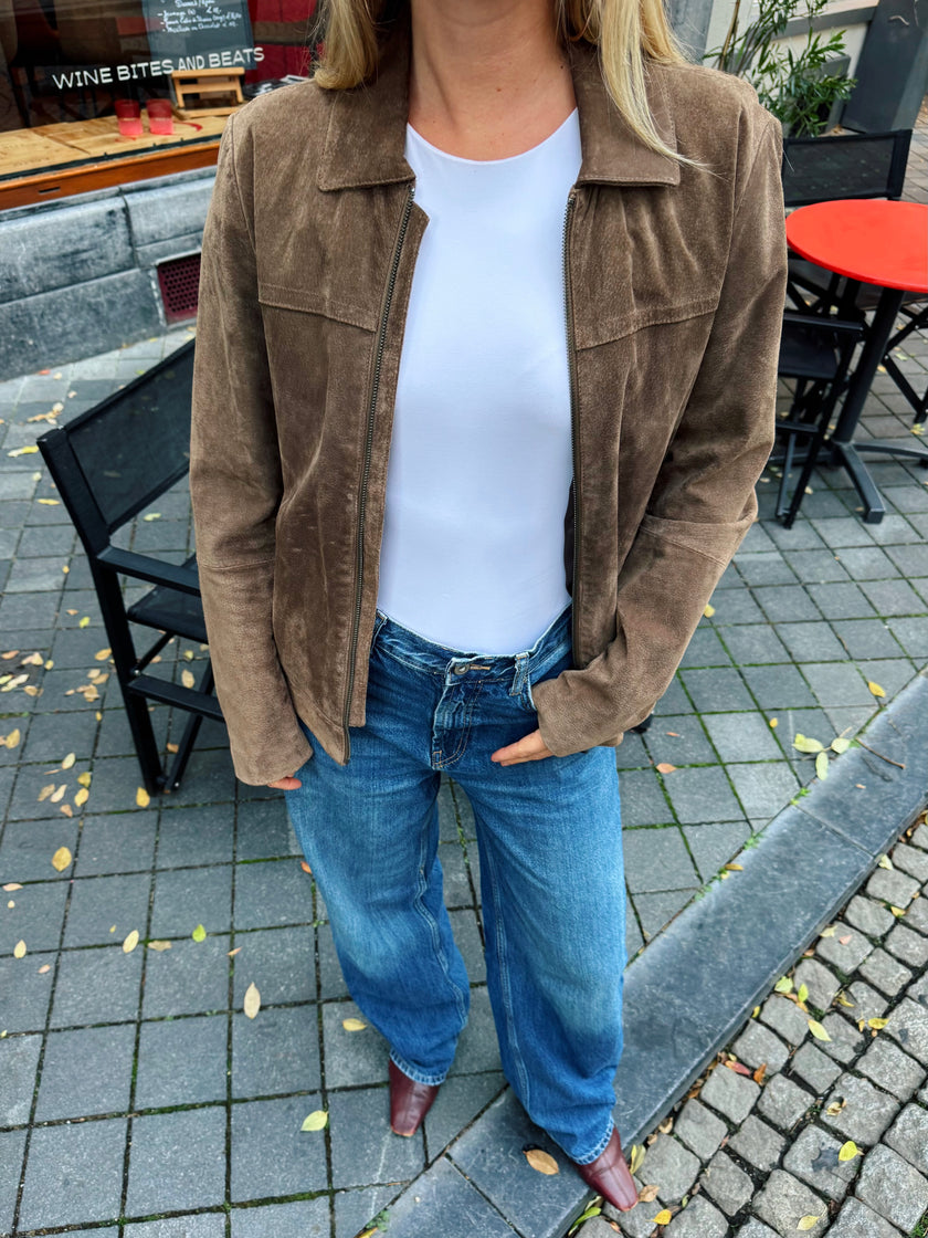 Brown Suede Vintage Jacket