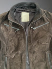 Brown Suede Biker Jacket