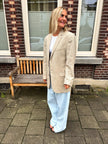 Light Beige Slightly Oversized Vintage Blazer
