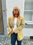 Light Khaki Oversized Vintage Blazer