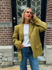Yellow/Beige/Khaki Oversized Vintage Blazer