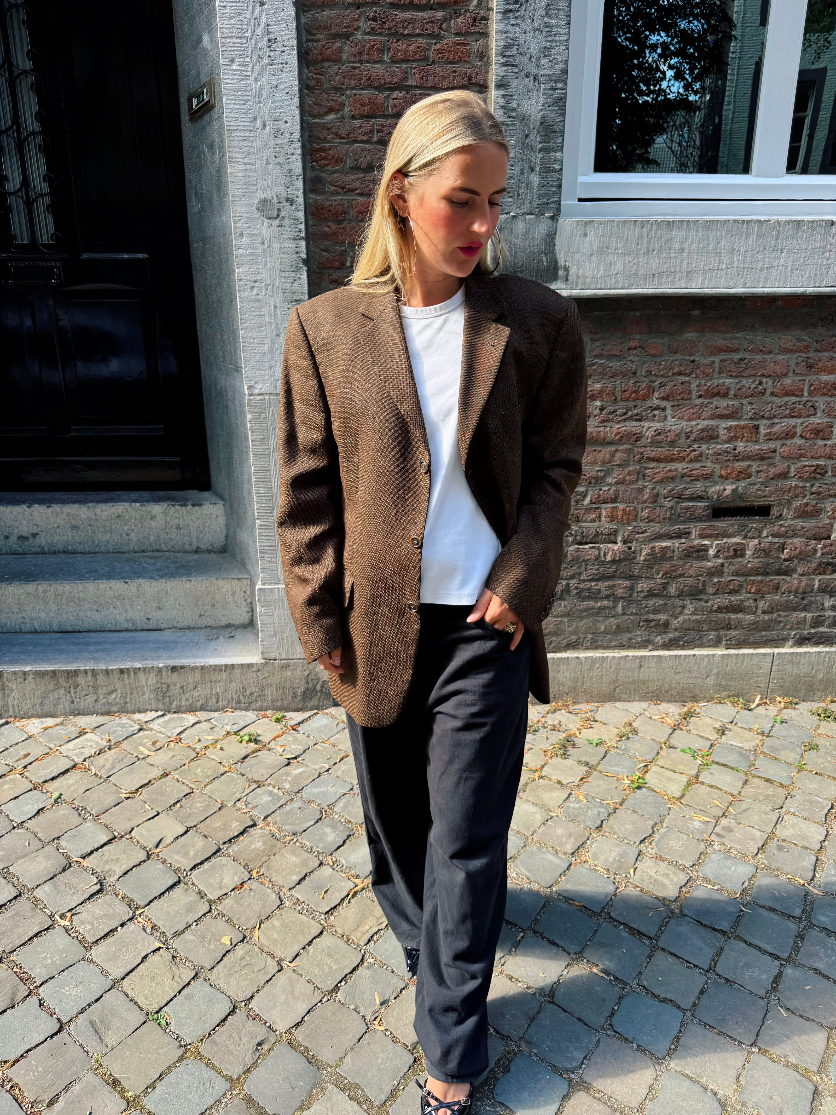 Dark Brown Vintage Blazer