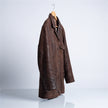 Oversized Oakwood Chestnut Brown Leather Jacket