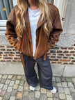 Vintage Aviator / Biker Leather Jacket