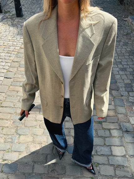 Beige / Khaki Vintage Blazer