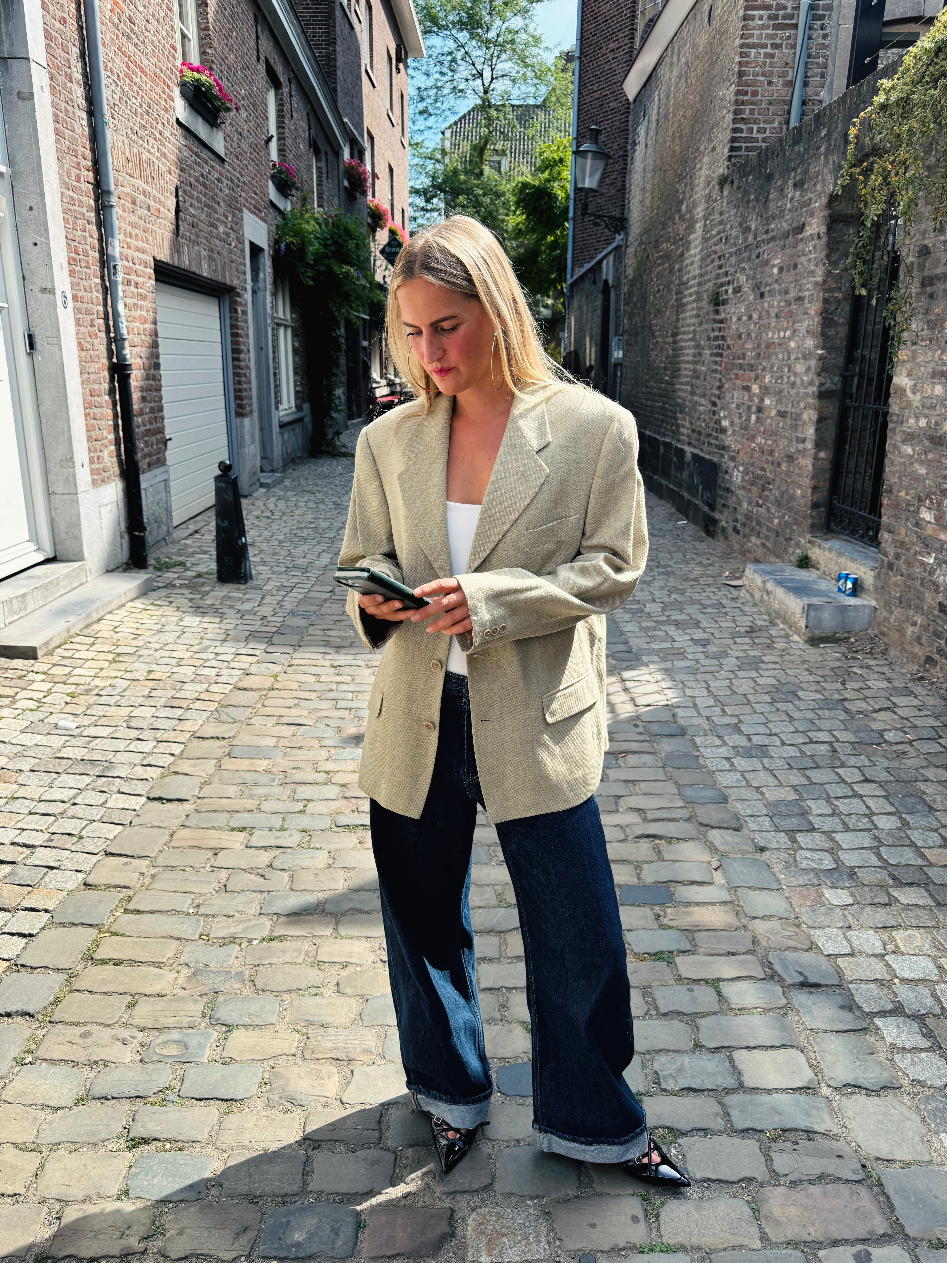 Beige / Khaki Vintage Blazer
