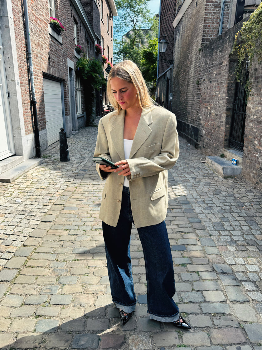 Beige / Khaki Vintage Blazer