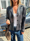 Chic & Short Brown Leather Jacket