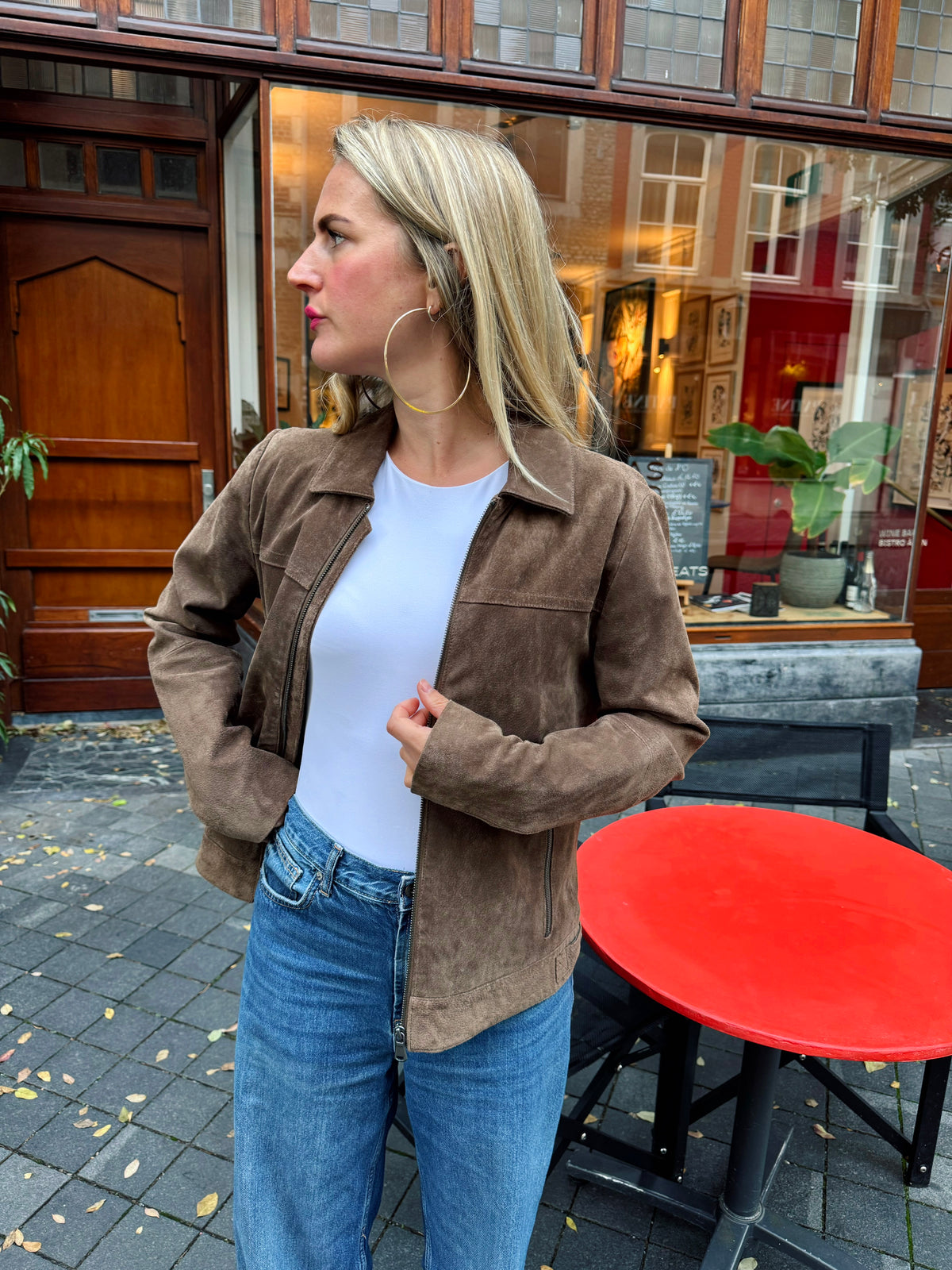 Brown Suede Vintage Jacket