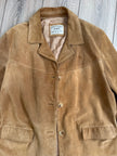 Beige Suede Vintage Coat