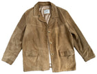 Beige Suede Vintage Coat