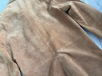 Light Beige Suede Vintage Trenchcoat