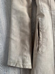 Light Beige Suede Vintage Trenchcoat