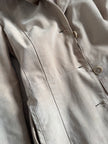 Light Beige Suede Vintage Trenchcoat