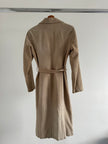 Light Beige Suede Vintage Trenchcoat