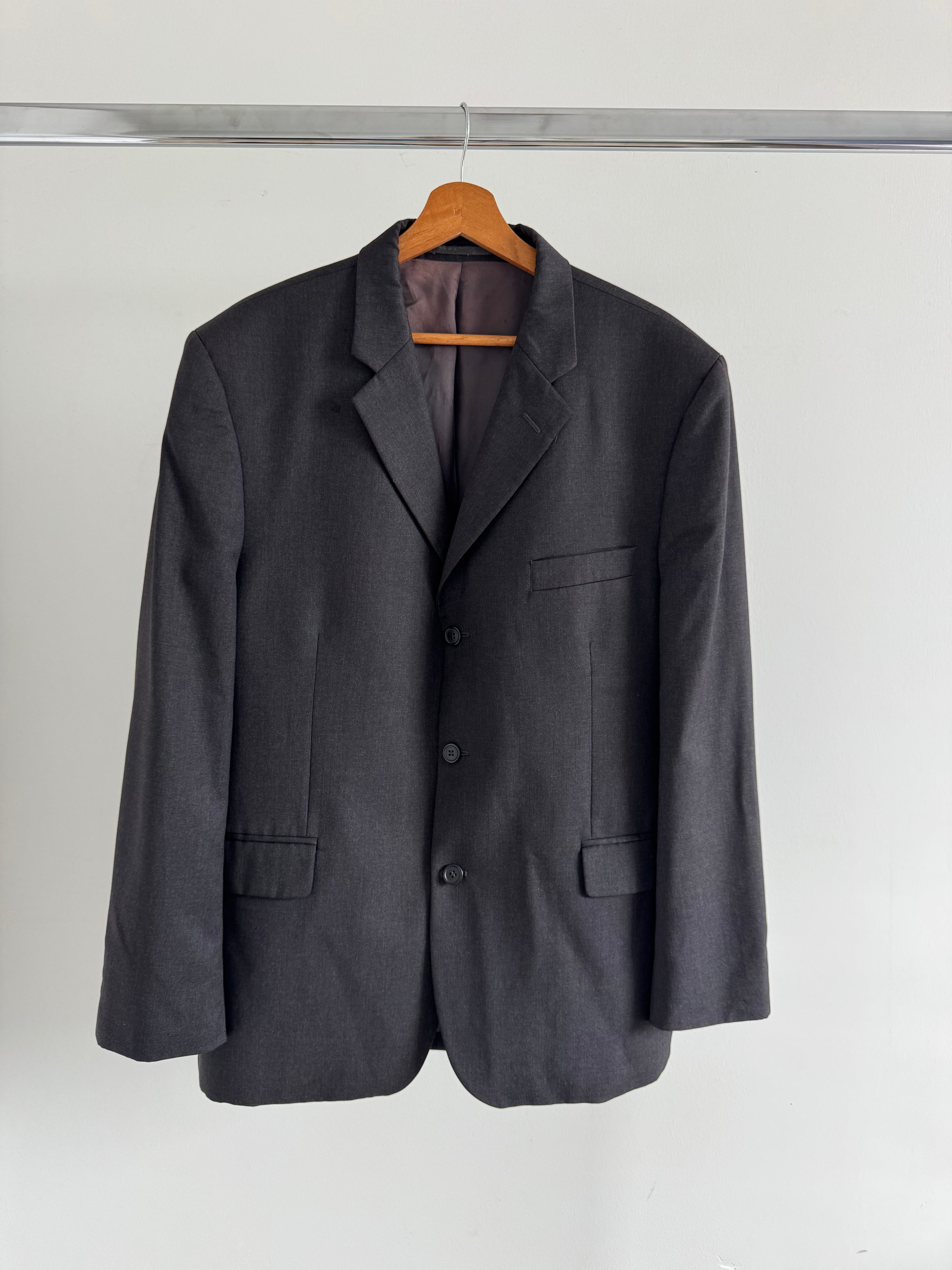 Black Oversized Vintage Blazer