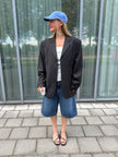 Black Oversized Vintage Blazer