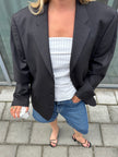 Black Oversized Vintage Blazer