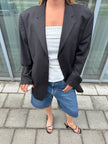Black Oversized Vintage Blazer