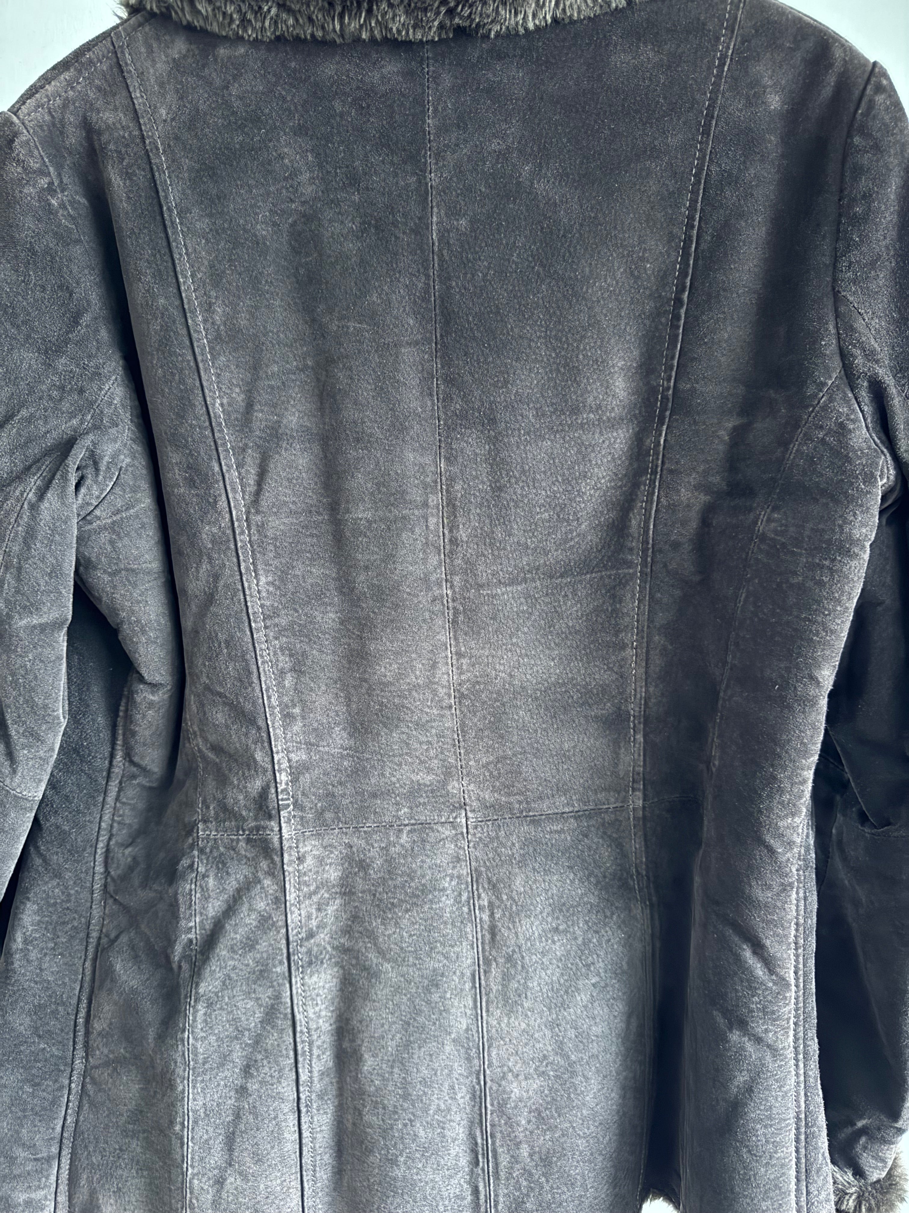 Dark Brown Suede Penny Lane Style Jacket