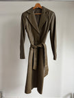 Vintage Long Green Trench Coat