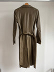 Vintage Long Green Trench Coat