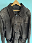 Oversized Brown Suede Jacket