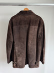 Oversized Brown Suede Jacket