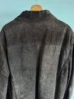Oversized Brown Suede Jacket