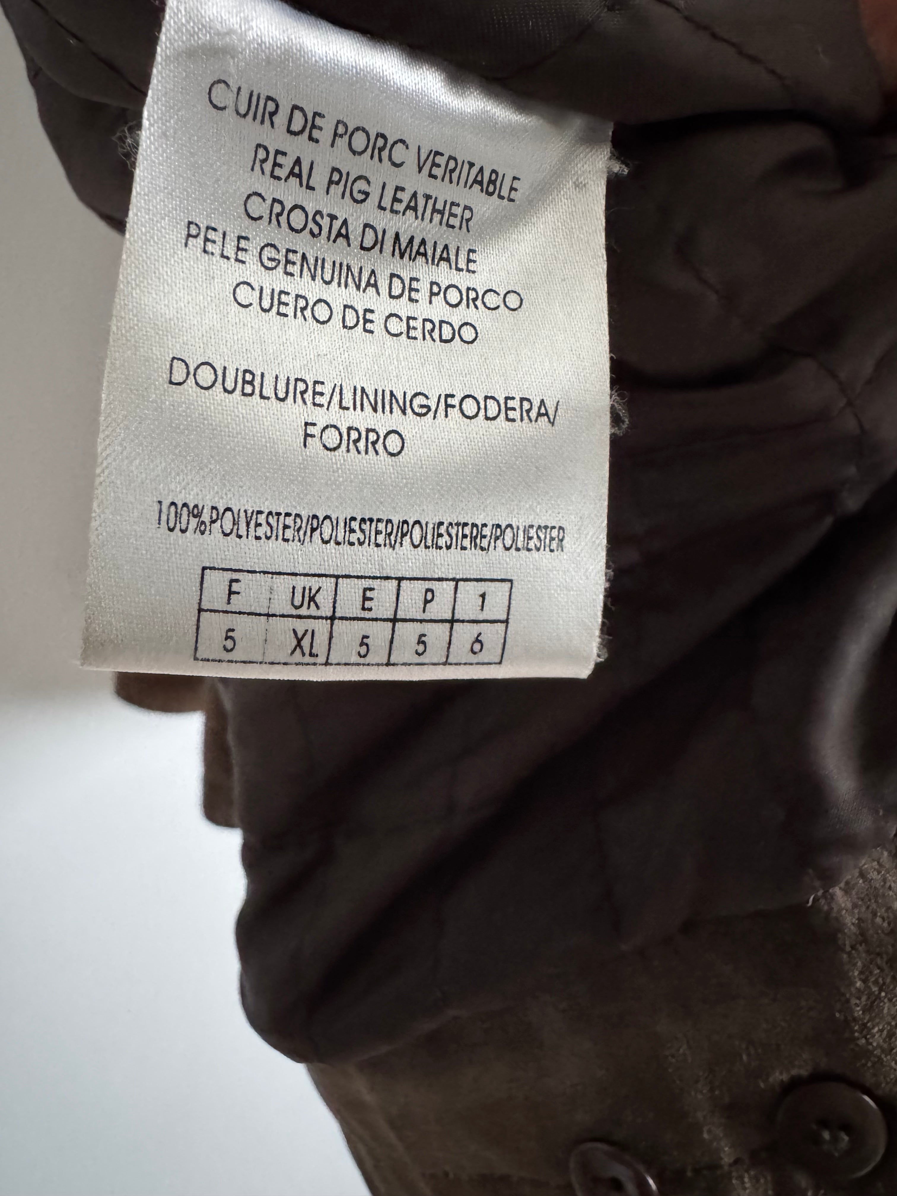 Super Oversized Vintage Suede Bomber Jacket