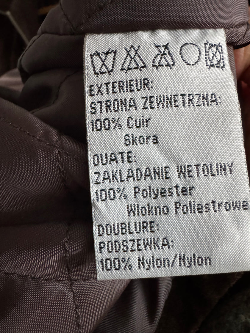 Vintage Oversized Dark Brown Suede Dad Jacket