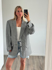 Black & White Checked Vintage Blazer