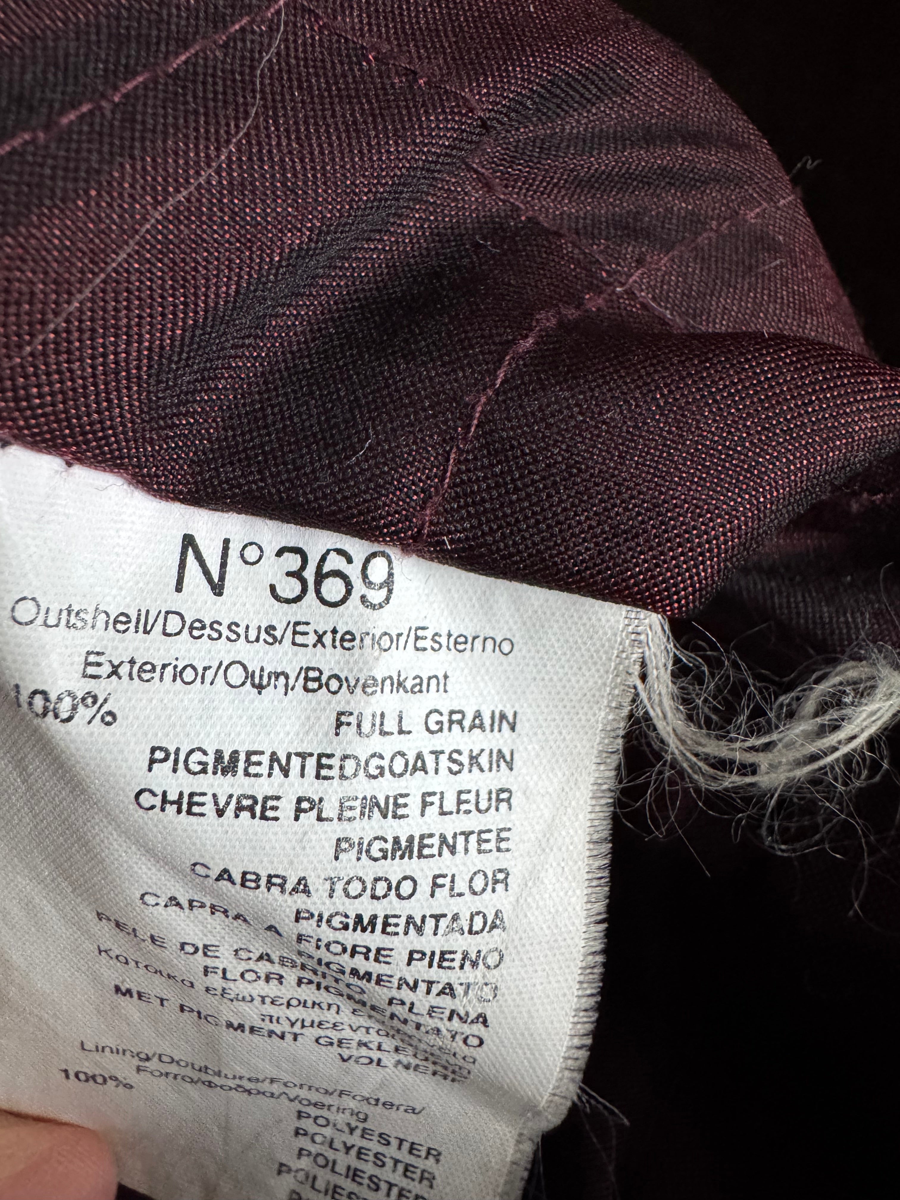 Vintage Fitted Black Leather Jacket