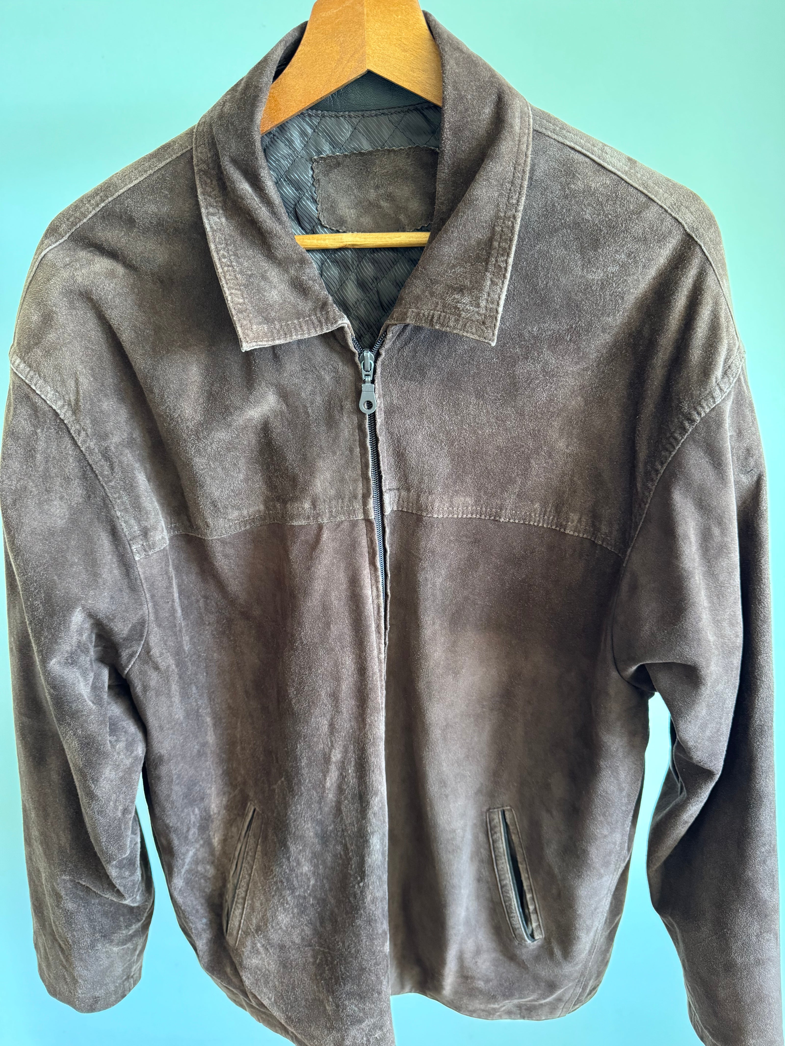 Super Oversized Vintage Dad Bomber Jacket