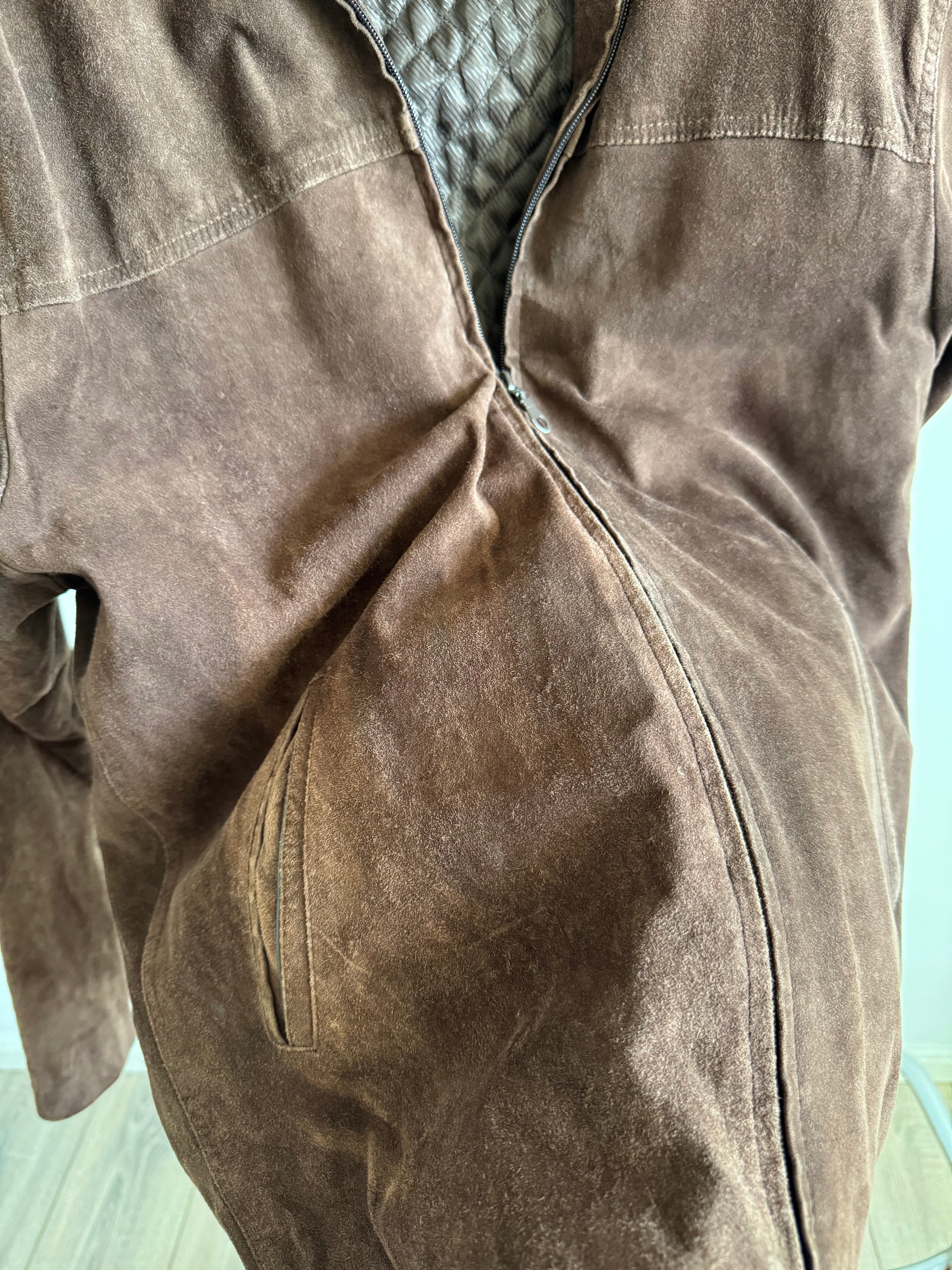 Super Oversized Vintage Dad Bomber Jacket