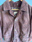 Vintage Brown / Camel Oversized Suede Jacket