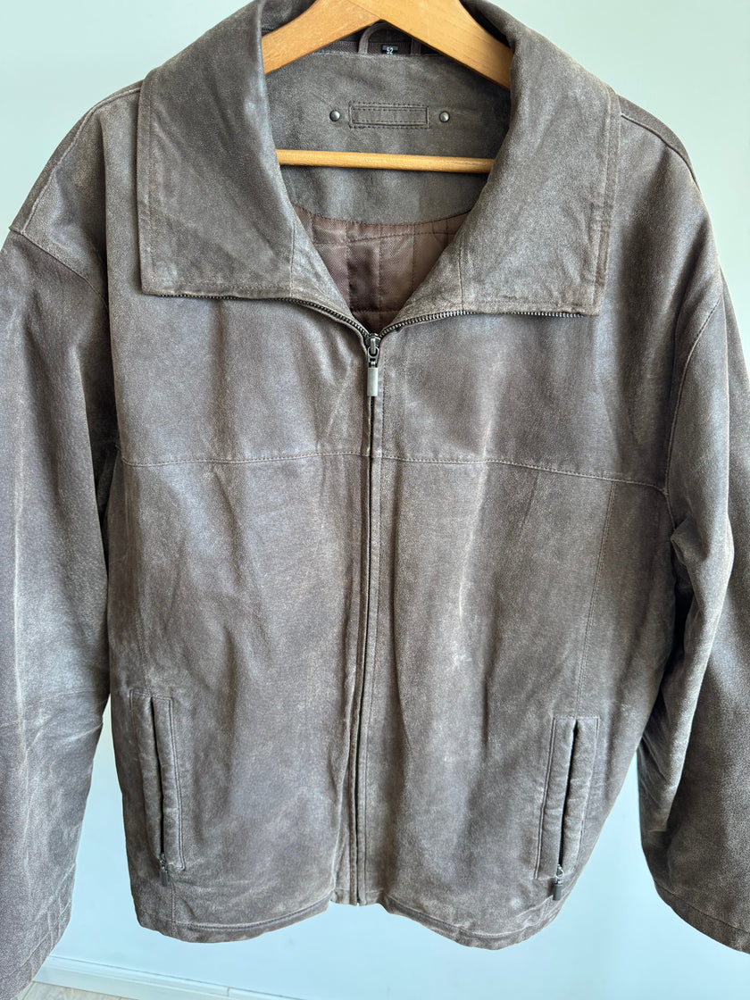 Mega Oversized Brown Suede / Leather