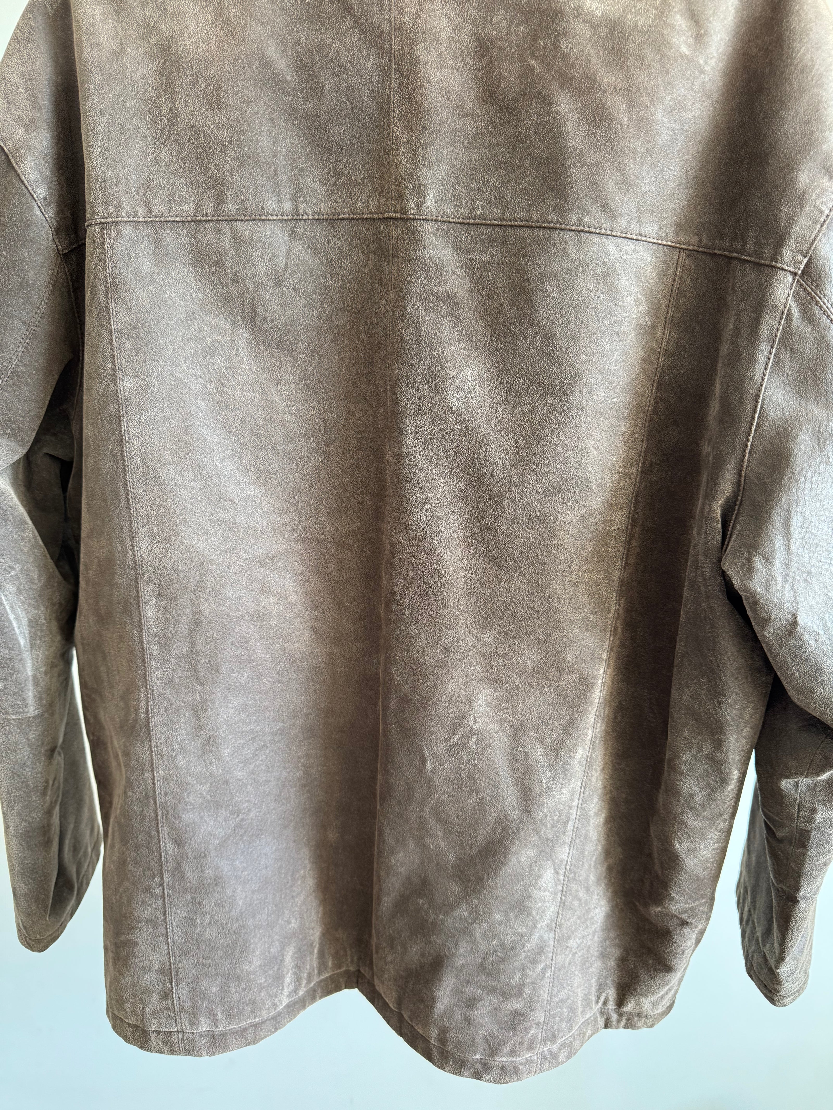 Mega Oversized Brown Suede / Leather