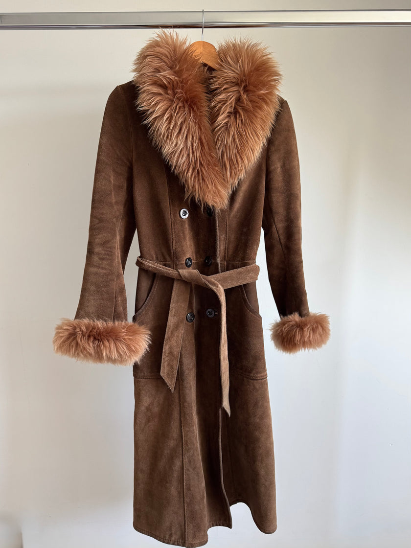 Penny Lane - Afghan Style Suede Winter Coat