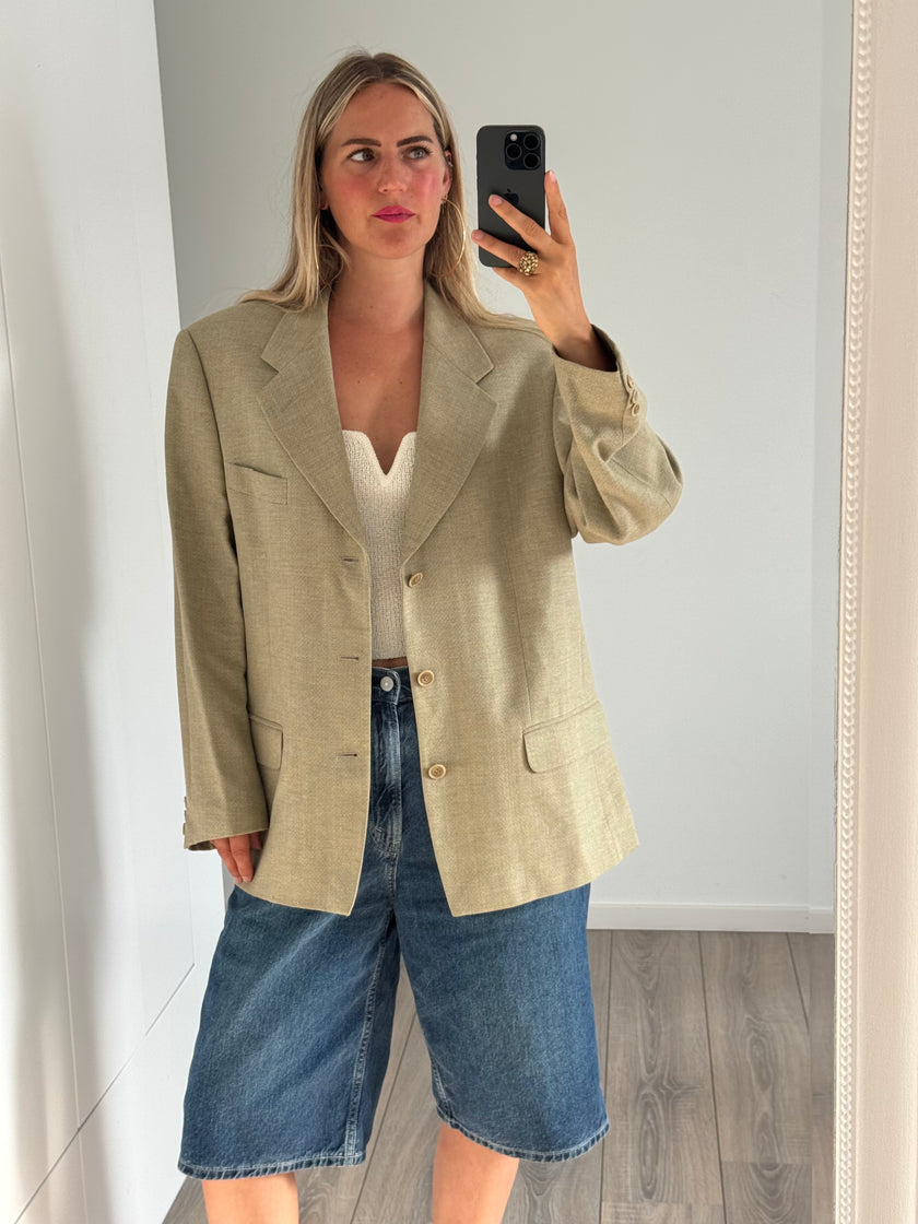 Beige / Khaki Vintage Blazer