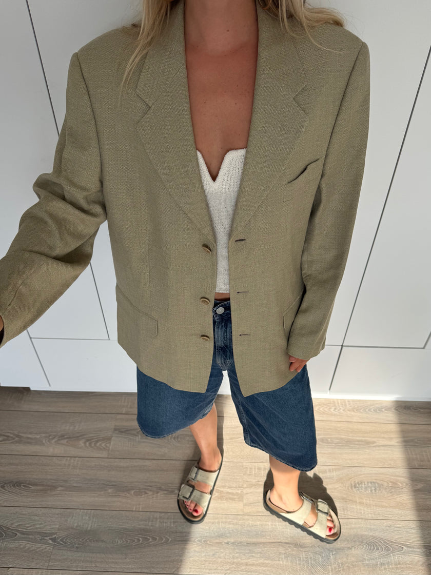 Beige / Khaki Vintage Blazer