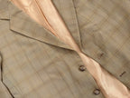 Khaki Checked Vintage Blazer
