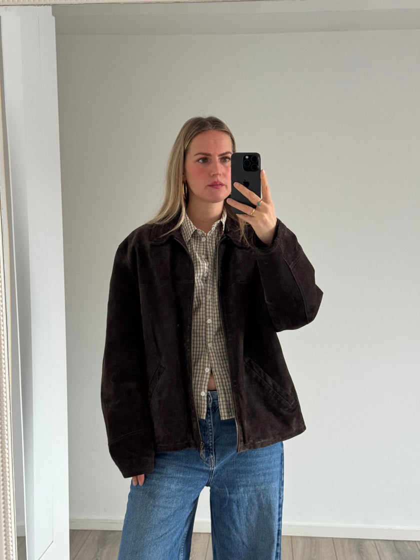 Brown Suede Vintage Jacket