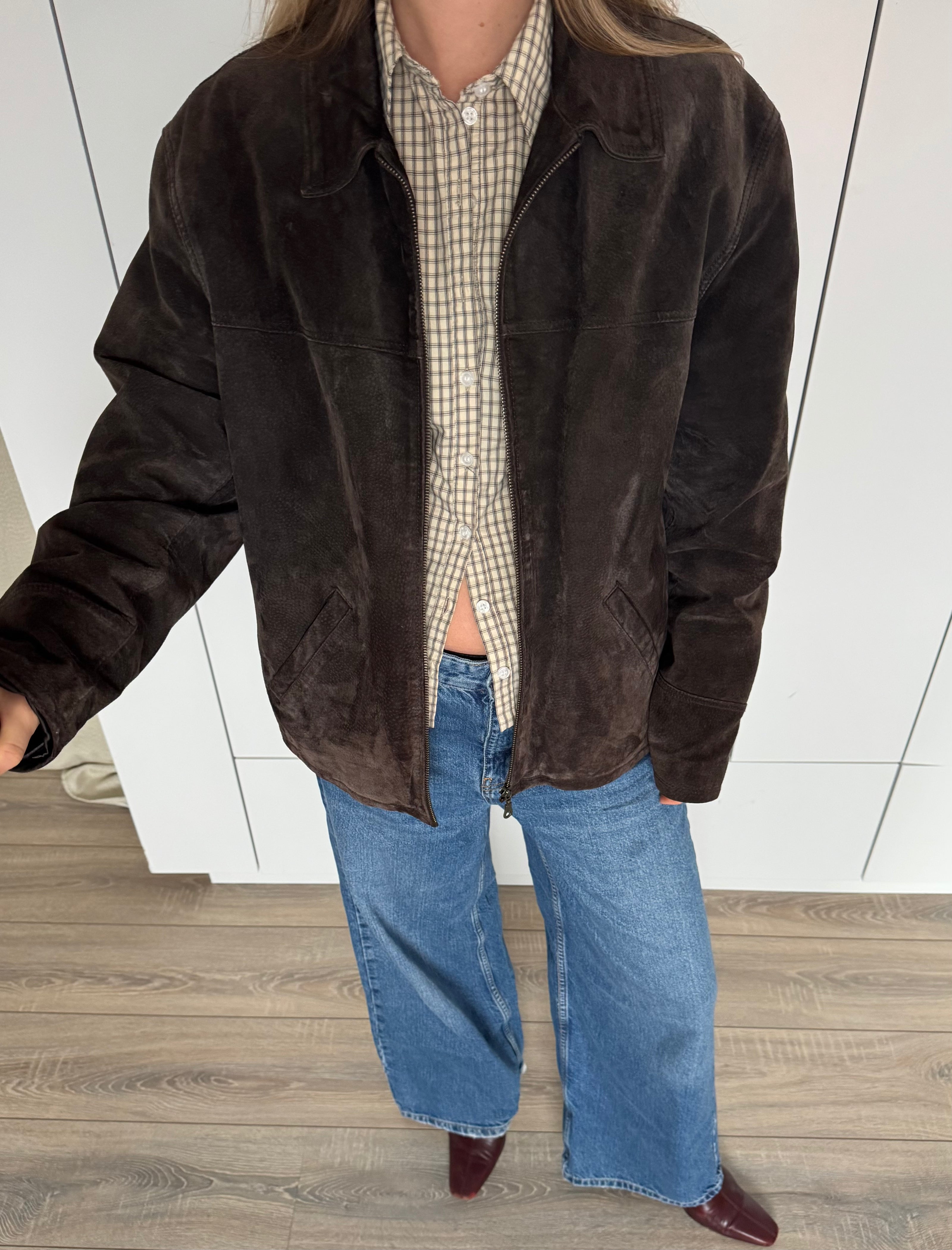 Brown Suede Vintage Jacket