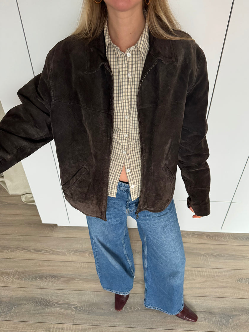 Brown Suede Vintage Jacket