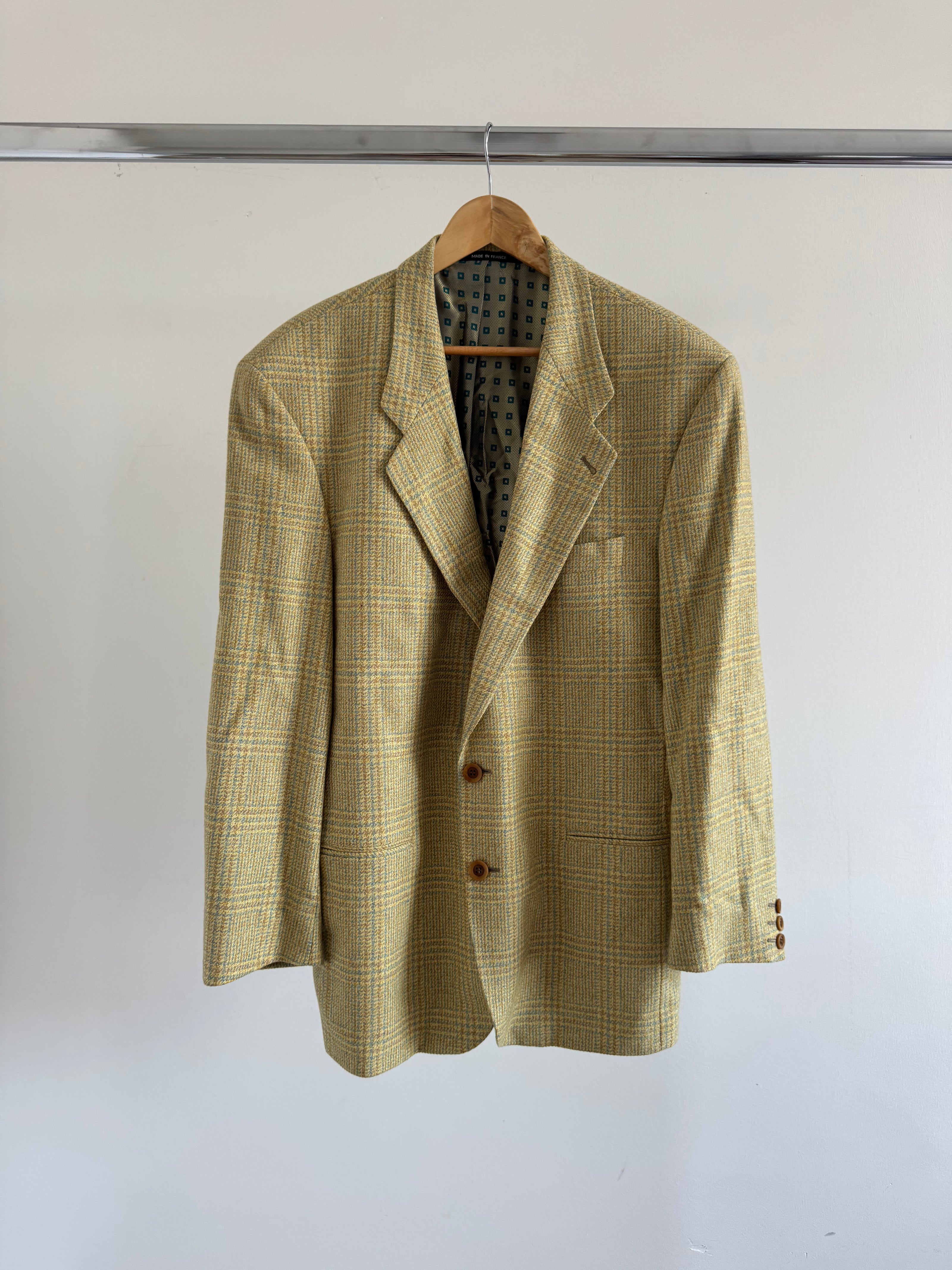 Khaki / Yellow / Beige Oversized Blazer